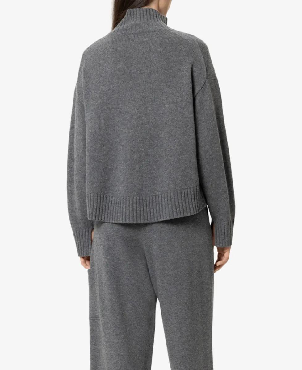 Luisa Cerano Turtleneck aus Woll-Mix - heather grey 5 Luisa Cerano Luisa Cerano Turtleneck aus Woll-Mix - heather grey