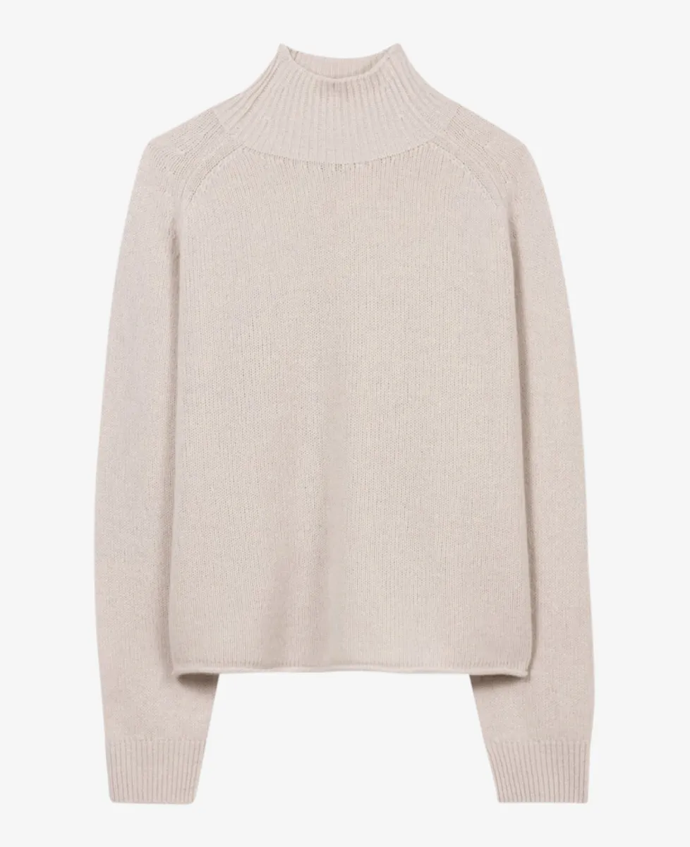 Luisa Cerano Turtleneck aus Kaschmir-Mix - pearl 1 Luisa Cerano Luisa Cerano Turtleneck aus Kaschmir-Mix - pearl