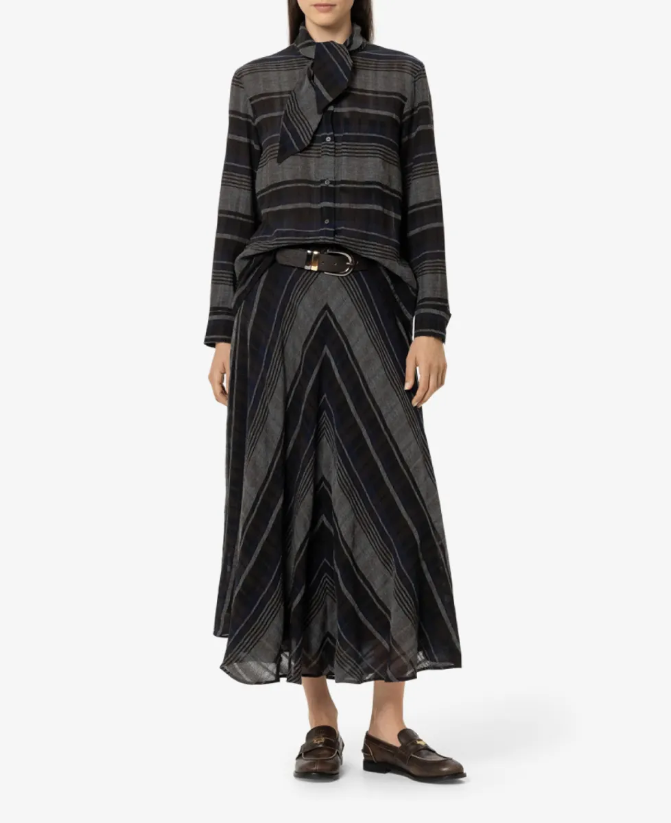 Luisa Cerano Karo-Hemdbluse mit Schluppe - the fancy check 2 Luisa Cerano Luisa Cerano Karo-Hemdbluse mit Schluppe - the fancy check