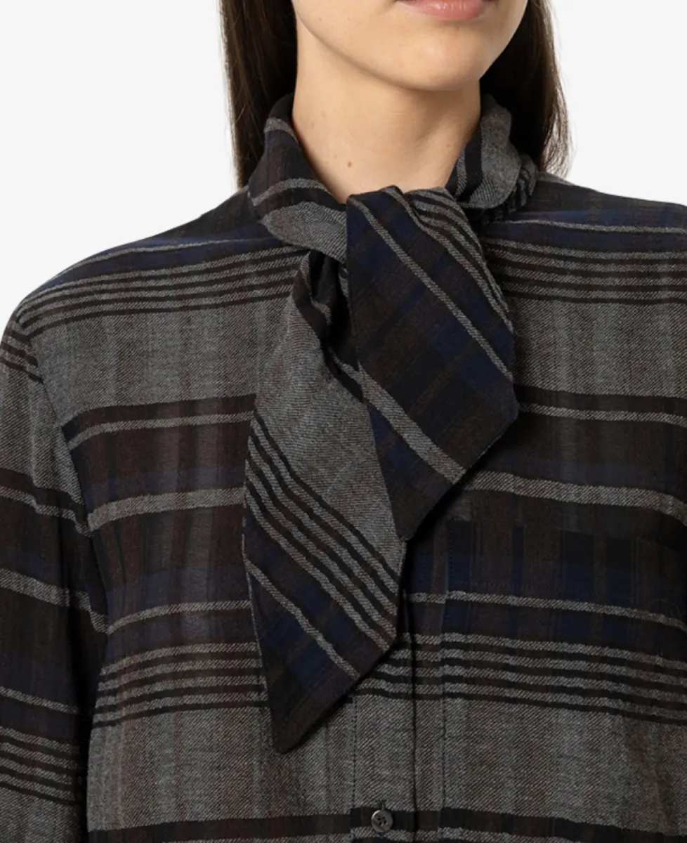 Luisa Cerano Karo-Hemdbluse mit Schluppe - the fancy check 3 Luisa Cerano Luisa Cerano Karo-Hemdbluse mit Schluppe - the fancy check