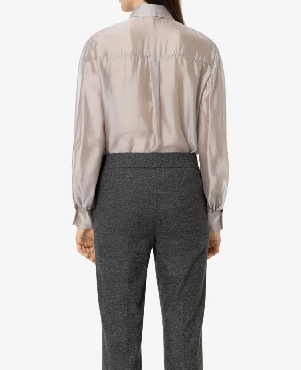 Luisa Cerano Semitransparente Hemdbluse - pearl 5 Luisa Cerano Luisa Cerano Semitransparente Hemdbluse - pearl