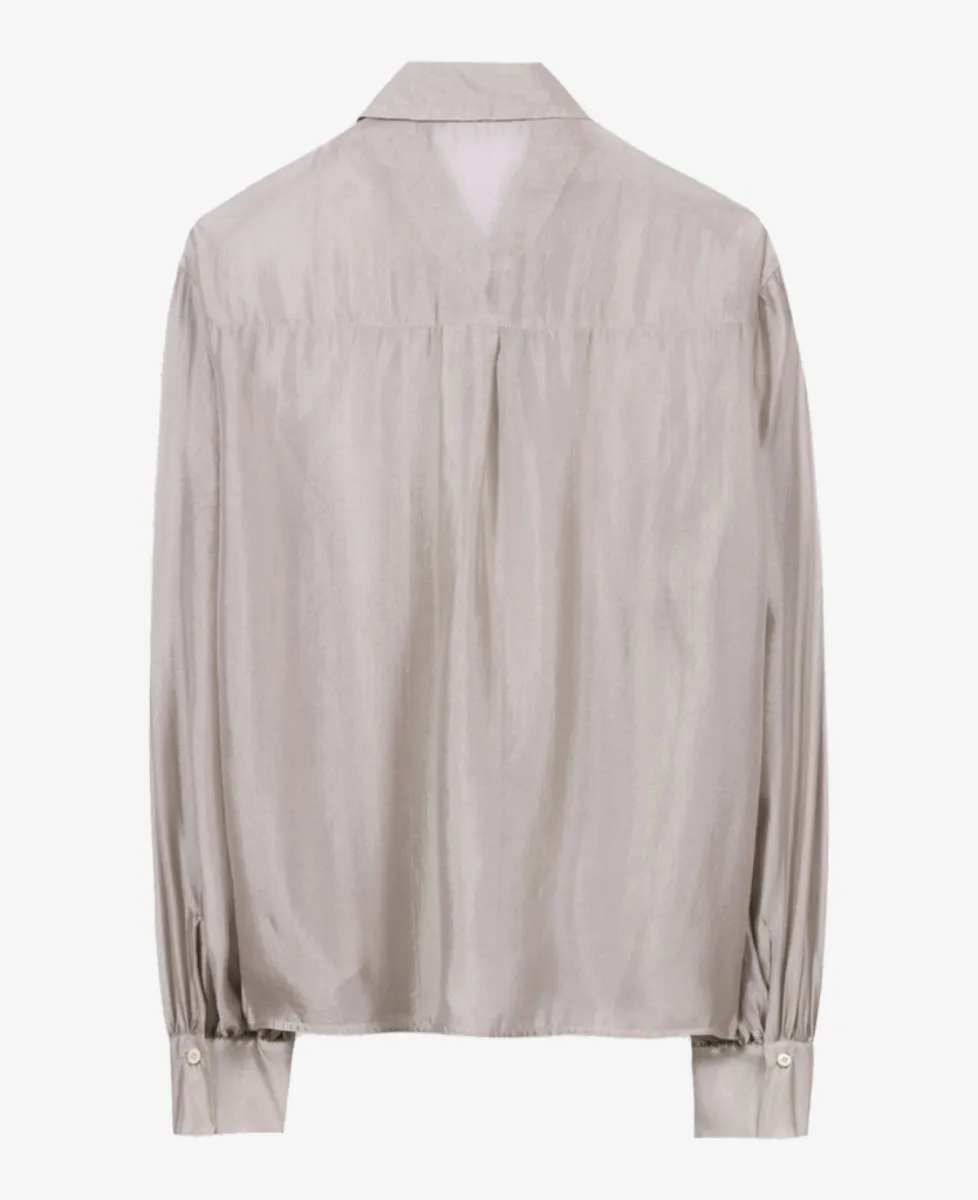 Luisa Cerano Semitransparente Hemdbluse - pearl 6 Luisa Cerano Luisa Cerano Semitransparente Hemdbluse - pearl