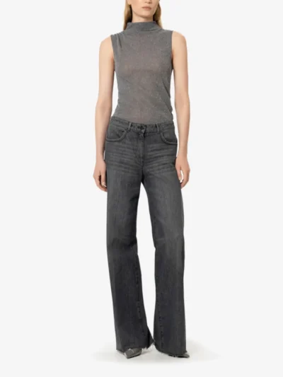 Luisa Cerano Luisa Cerano Glanz-Turtleneck-Top - heather/hotfix