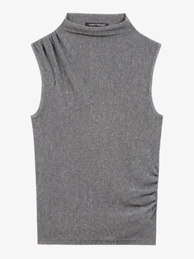 Luisa Cerano Luisa Cerano Glanz-Turtleneck-Top - heather/hotfix