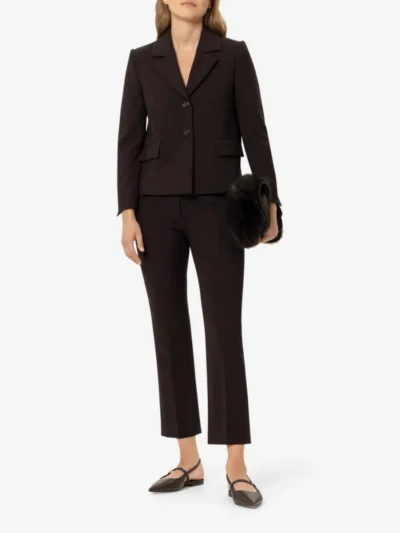 Luisa Cerano Luisa Cerano Zwei-Knopf-Blazer - truffle