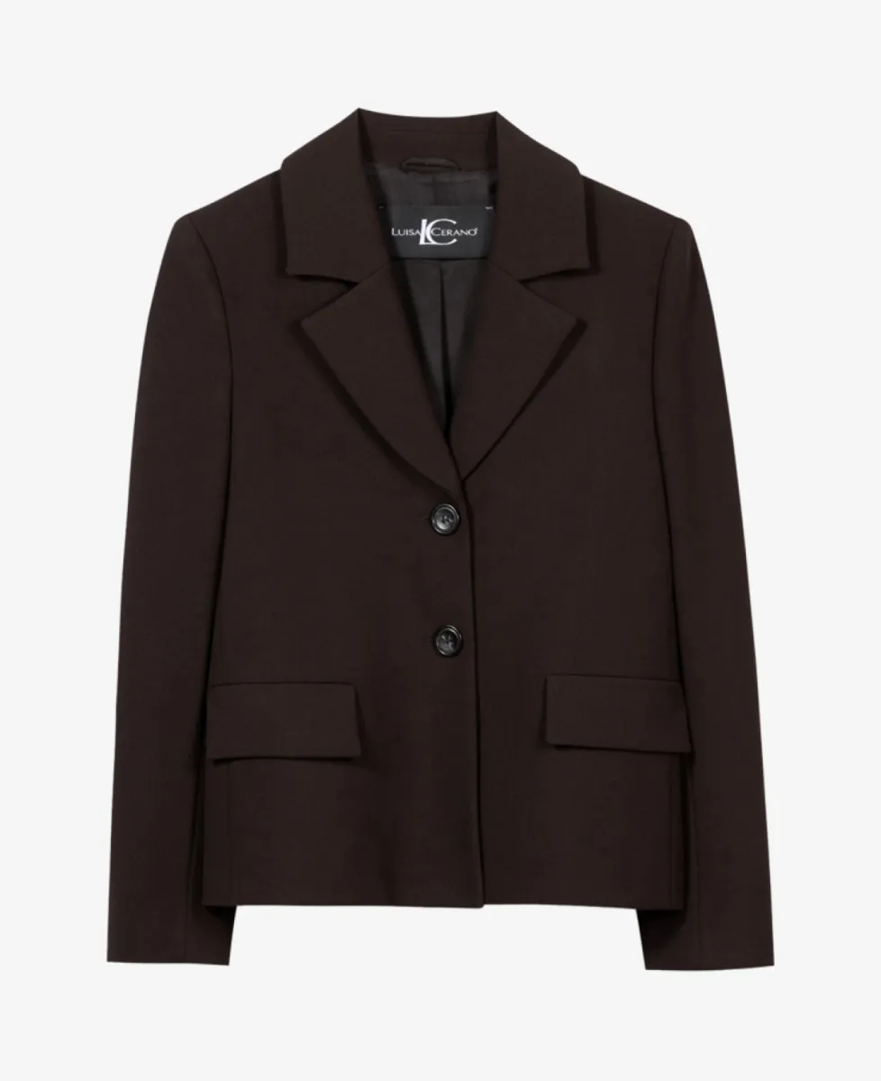 Luisa Cerano Zwei-Knopf-Blazer - truffle 1 Luisa Cerano Luisa Cerano Zwei-Knopf-Blazer - truffle