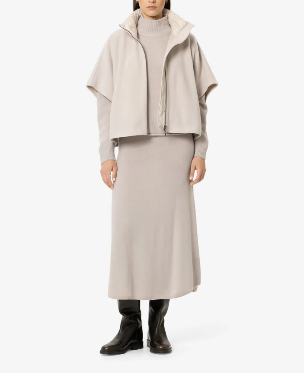 Luisa Cerano Outdoorcape aus Woll-Mix - pearl 2 Luisa Cerano Luisa Cerano Outdoorcape aus Woll-Mix - pearl