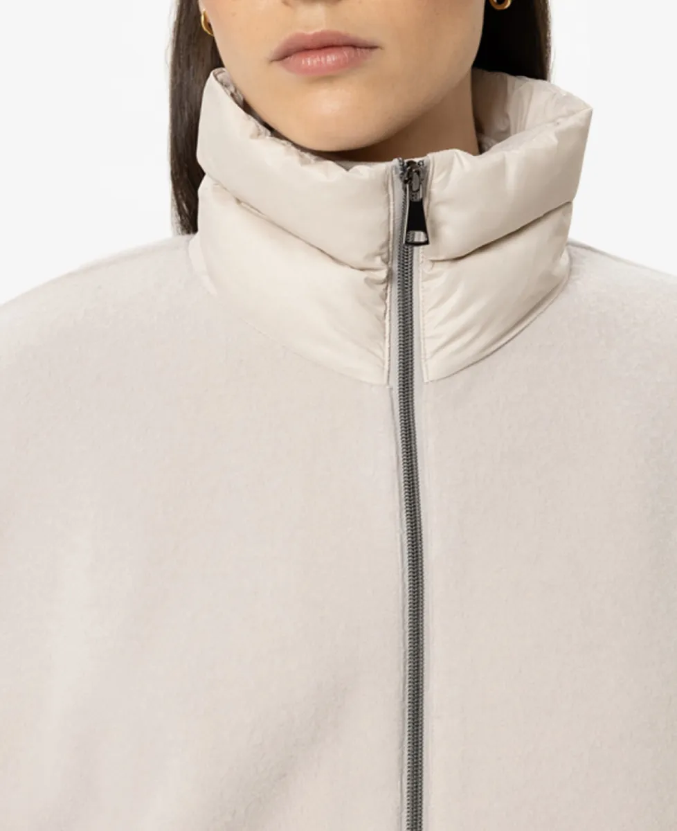 Luisa Cerano Outdoorcape aus Woll-Mix - pearl 3 Luisa Cerano Luisa Cerano Outdoorcape aus Woll-Mix - pearl