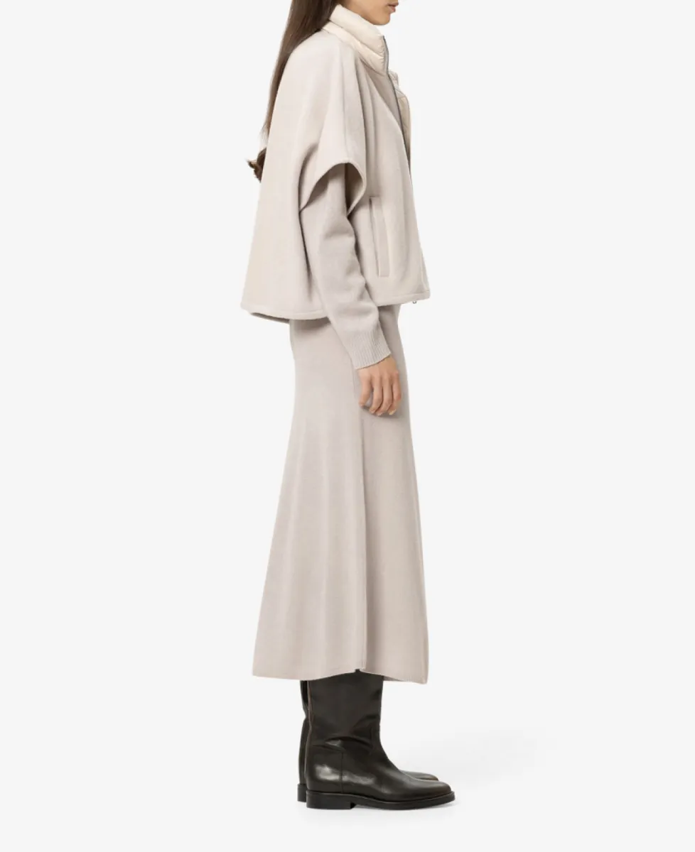 Luisa Cerano Outdoorcape aus Woll-Mix - pearl 4 Luisa Cerano Luisa Cerano Outdoorcape aus Woll-Mix - pearl