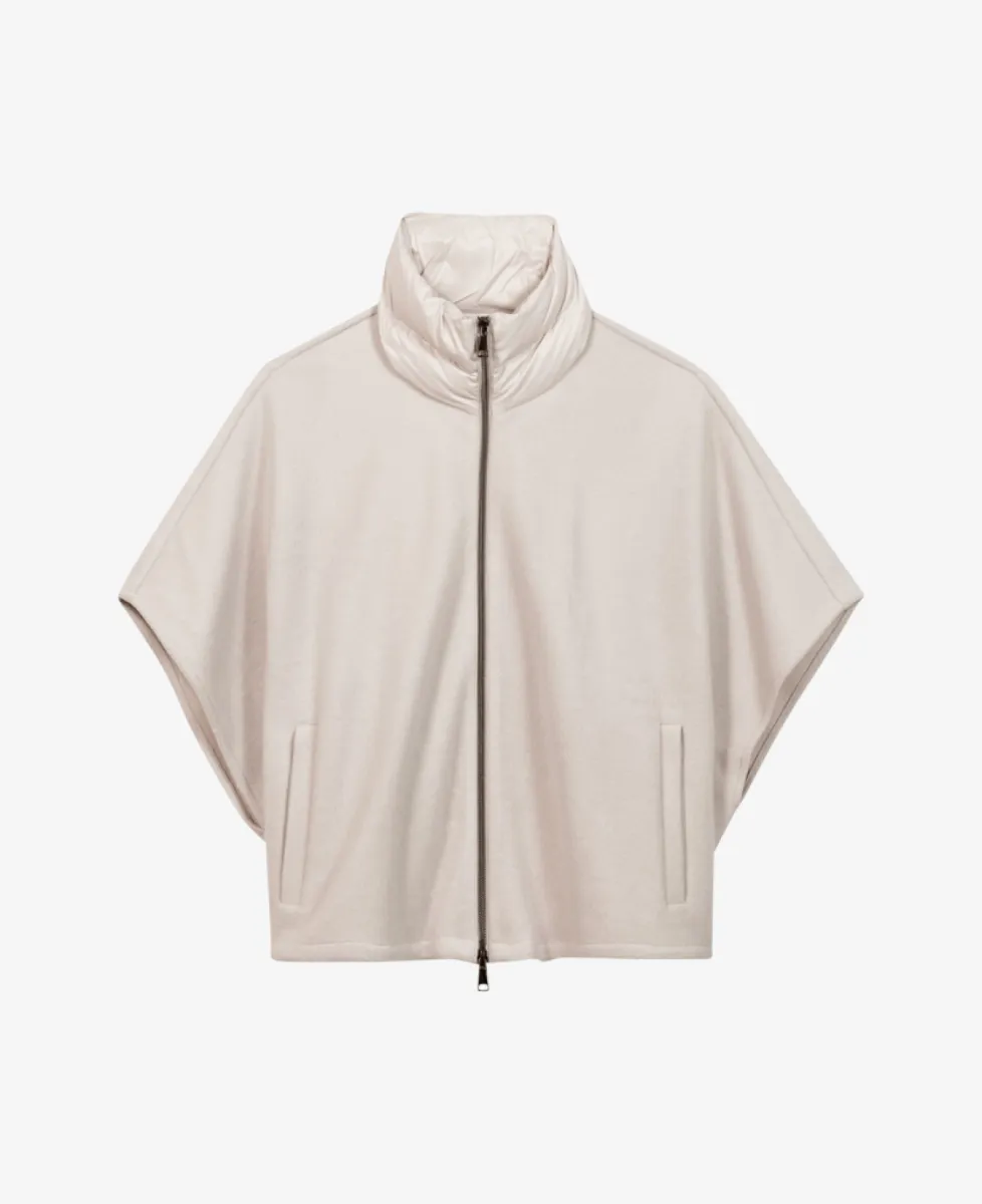 Luisa Cerano Outdoorcape aus Woll-Mix - pearl 1 Luisa Cerano Luisa Cerano Outdoorcape aus Woll-Mix - pearl