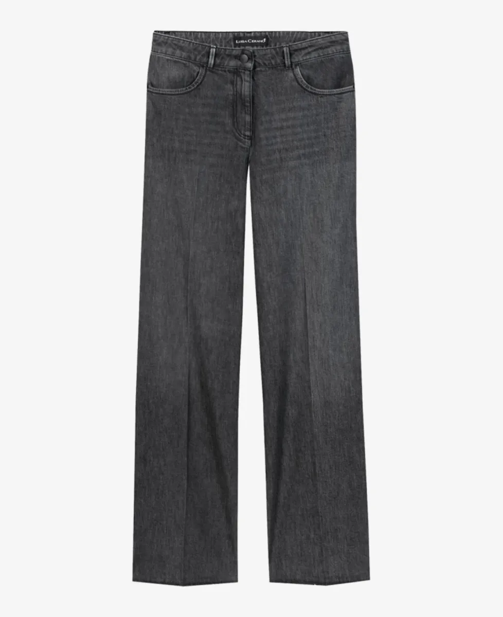 Luisa Cerano Authentic-Bootcut-Denim - black 1 Luisa Cerano Luisa Cerano Authentic-Bootcut-Denim - black