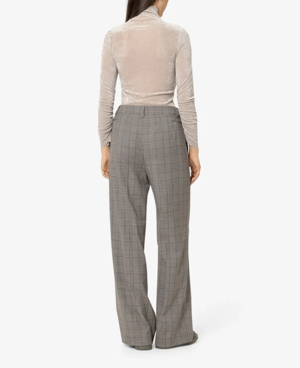 Luisa Cerano Hose - heather check 5 Luisa Cerano Luisa Cerano Hose - heather check