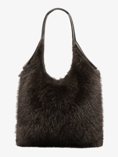 Luisa Cerano Luisa Cerano Tasche in Fell-Optik - truffle