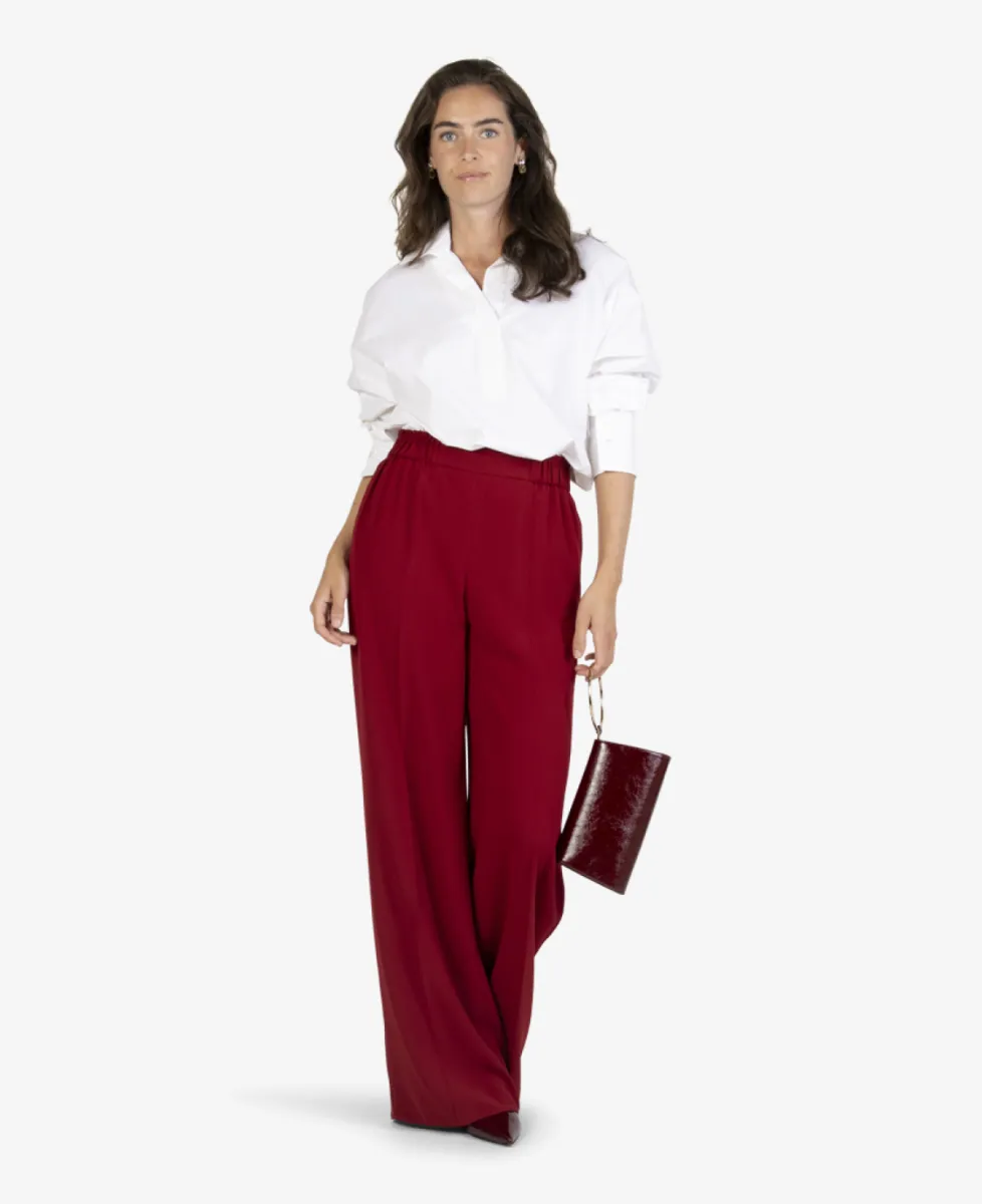 NATAN Pantalon - 205 ROUGE FONCE 2 NATAN NATAN Pantalon - 205 ROUGE FONCE