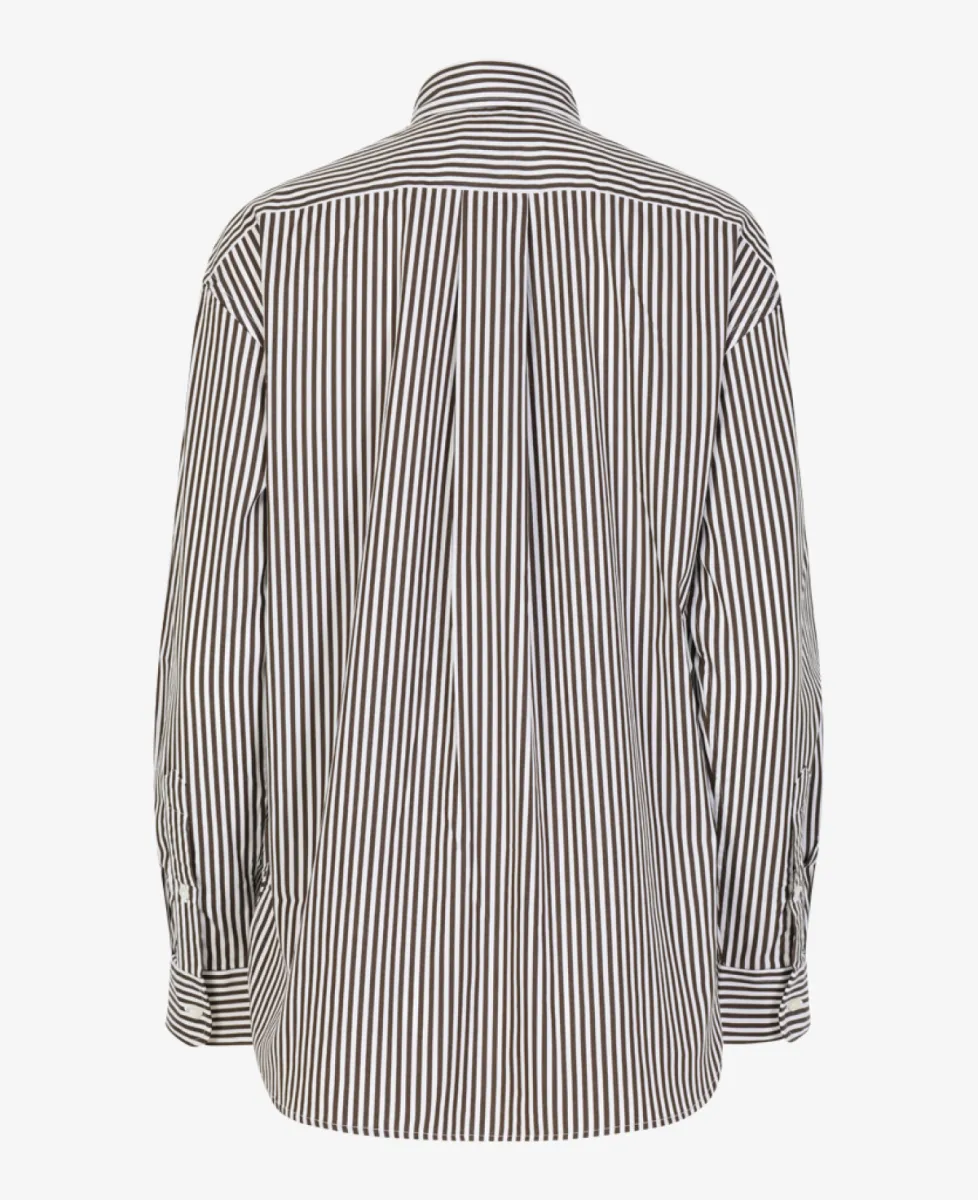 Ralph Lauren Blouse - 1936 DARK BROWN WHITE 4 Ralph Lauren Ralph Lauren Blouse - 1936 DARK BROWN WHITE