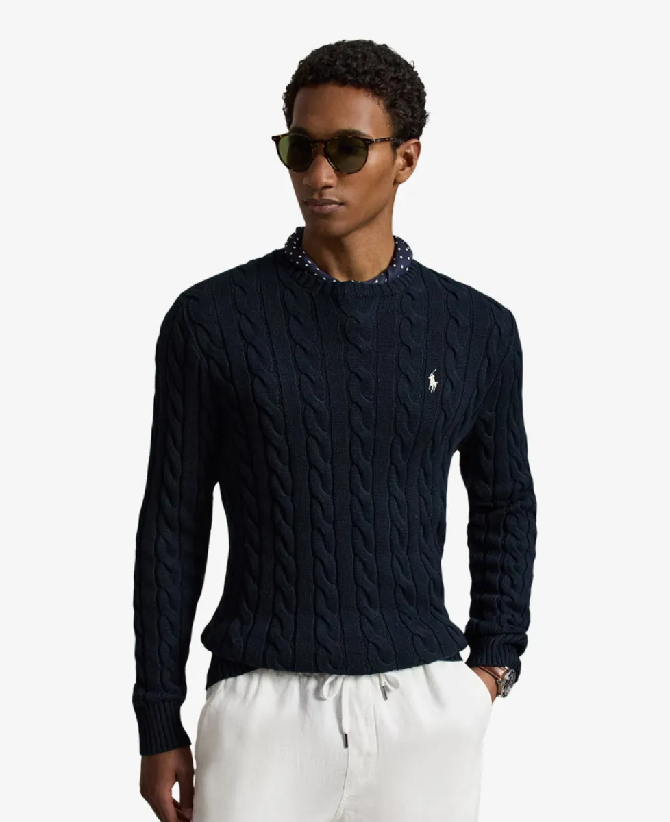 Ralph Lauren Kabeltrui Crewneck - 555 3 Ralph Lauren Ralph Lauren Kabeltrui Crewneck - 555