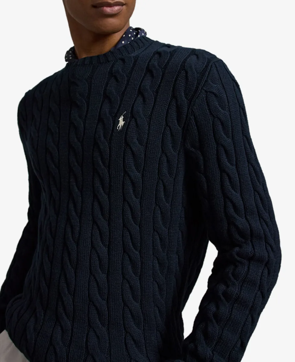 Ralph Lauren Kabeltrui Crewneck - 555 4 Ralph Lauren Ralph Lauren Kabeltrui Crewneck - 555