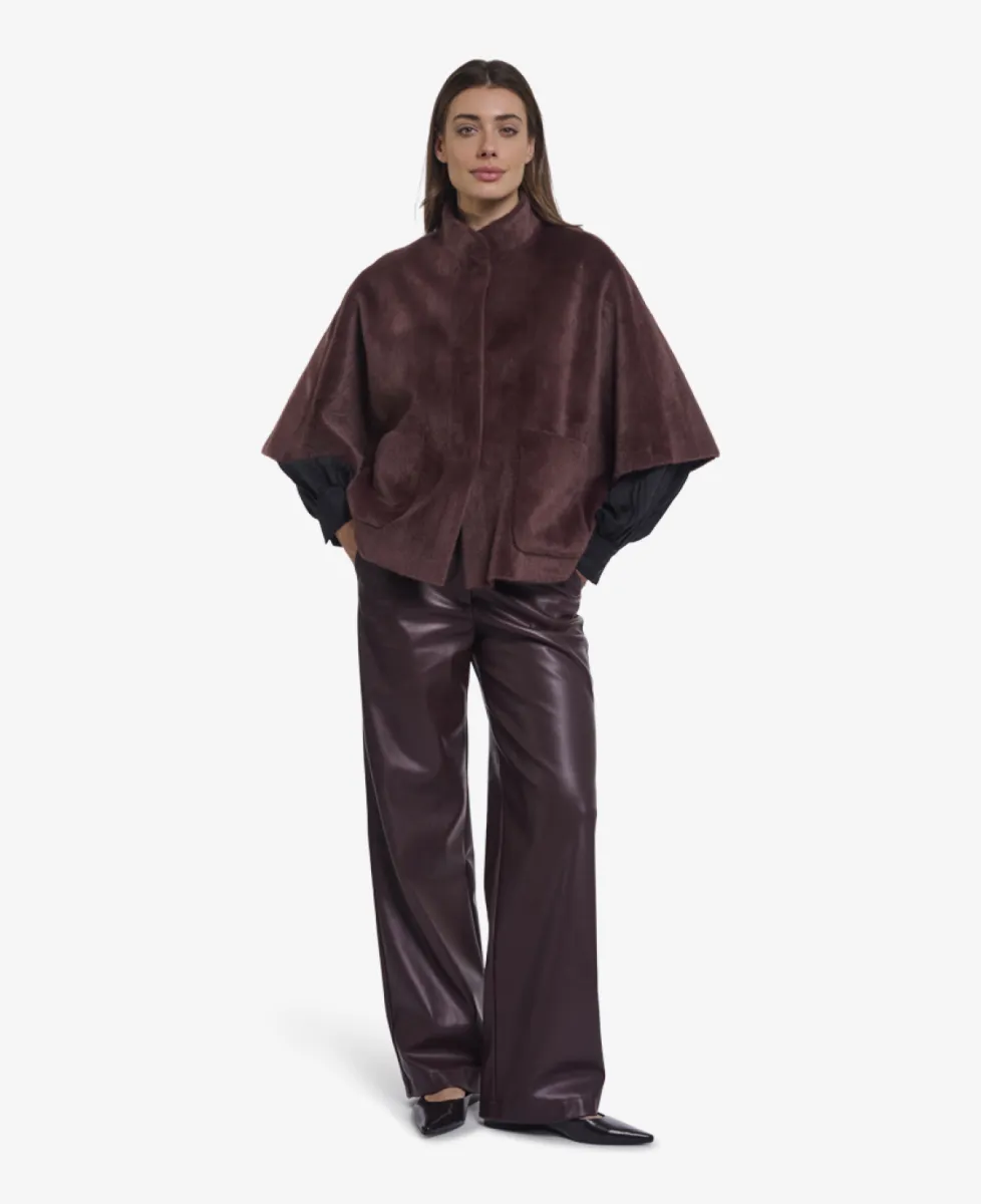 Rino en Pelle Cape - 10873 chocolate bean 2 Rino en Pelle Rino en Pelle Cape - 10873 chocolate bean