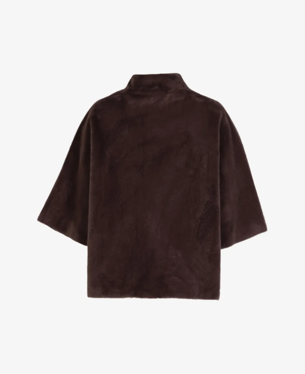 Rino en Pelle Cape - 10873 chocolate bean 6 Rino en Pelle Rino en Pelle Cape - 10873 chocolate bean