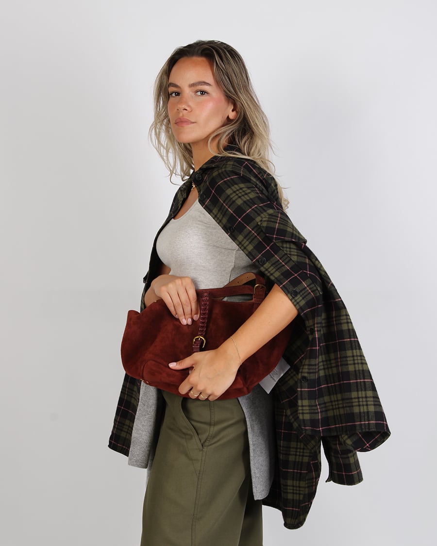 Groene broek met geruit overshirt combineren 2 Groene broek met geruit overshirt combineren - Afbeelding 2