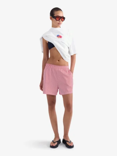 Stieglitz Stieglitz Korte broek - Rood