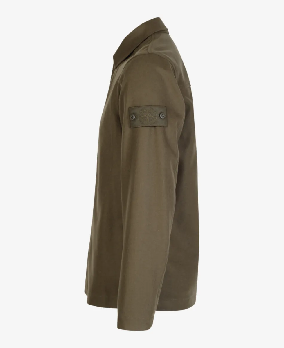 Stone Island Ghost overshirt - V0054 MILITARY GREEN 4 Stone Island Stone Island Ghost overshirt - V0054 MILITARY GREEN