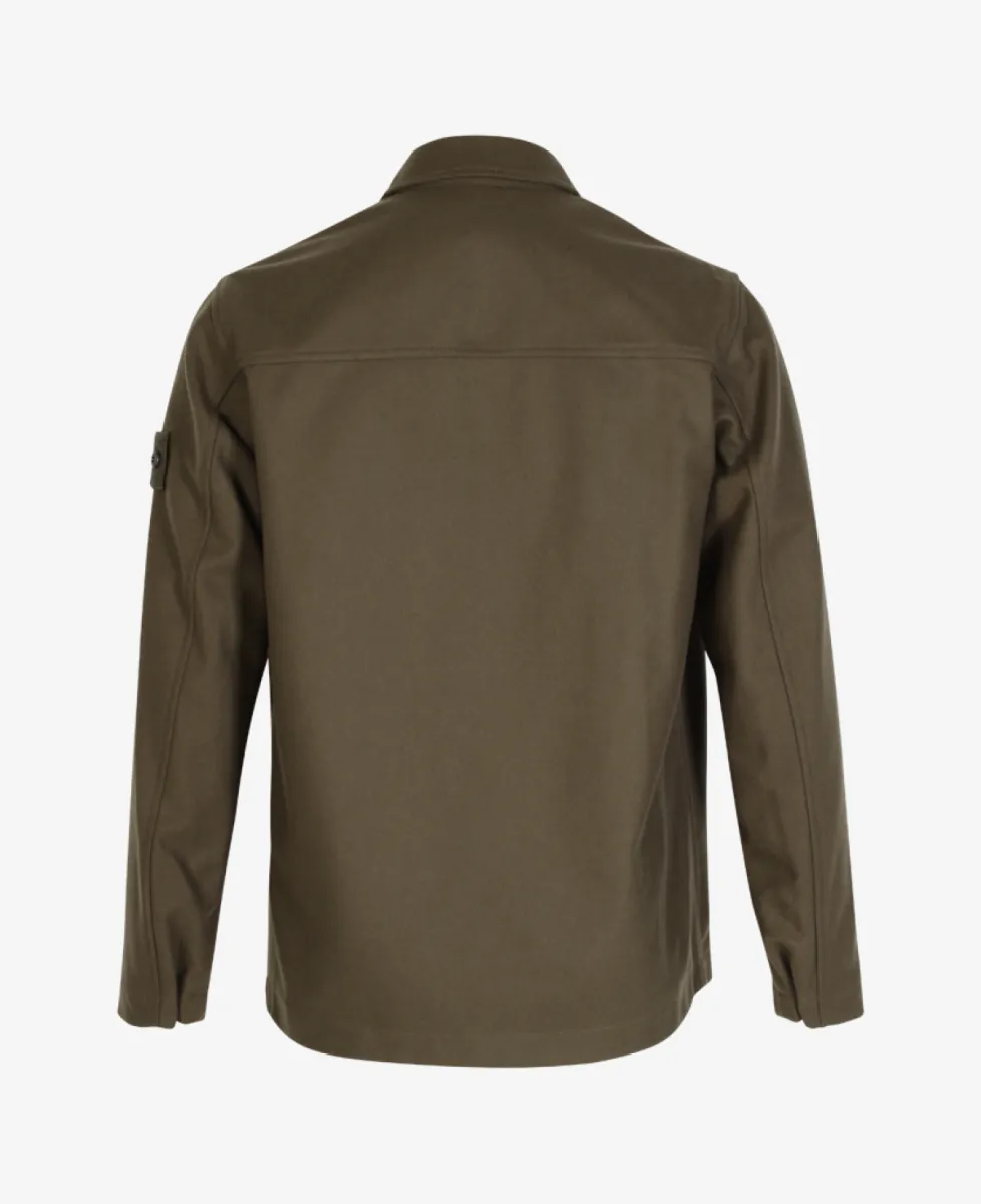 Stone Island Ghost overshirt - V0054 MILITARY GREEN 5 Stone Island Stone Island Ghost overshirt - V0054 MILITARY GREEN