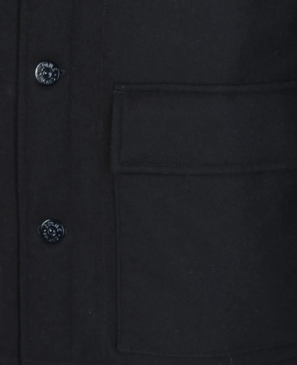 Stone Island Ghost Jas wol - V0020 NAVY BLUE 4 Stone Island Stone Island Ghost Jas wol - V0020 NAVY BLUE