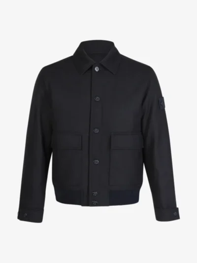 Stone Island Stone Island Ghost Jas wol - V0020 NAVY BLUE