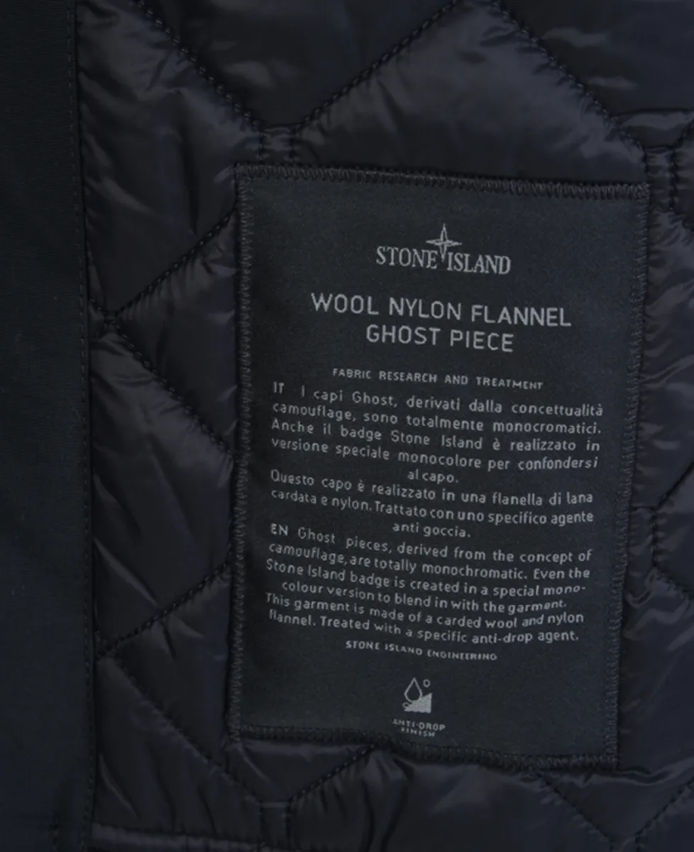 Stone Island Ghost Jas wol - V0020 NAVY BLUE 6 Stone Island Stone Island Ghost Jas wol - V0020 NAVY BLUE