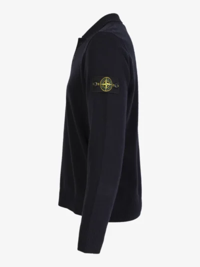 Stone Island Stone Island Trui polo langemouw - V0020 NAVY BLUE