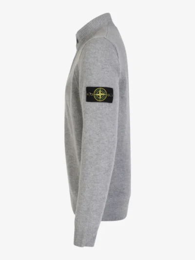 Stone Island Stone Island Trui half zip - V0M60 GREY MELANGE