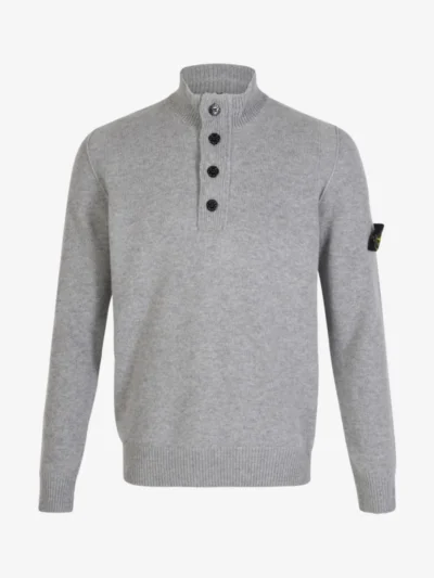 Stone Island Stone Island Trui half zip - V0M60 GREY MELANGE