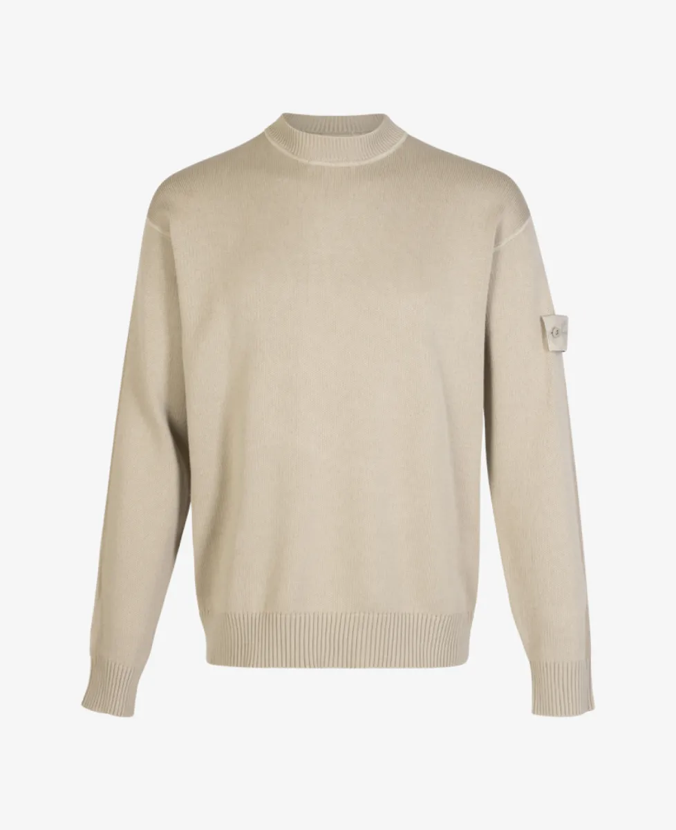 Stone Island Ghost Sweater - V0090 BEIGE 1 Stone Island Stone Island Ghost Sweater - V0090 BEIGE