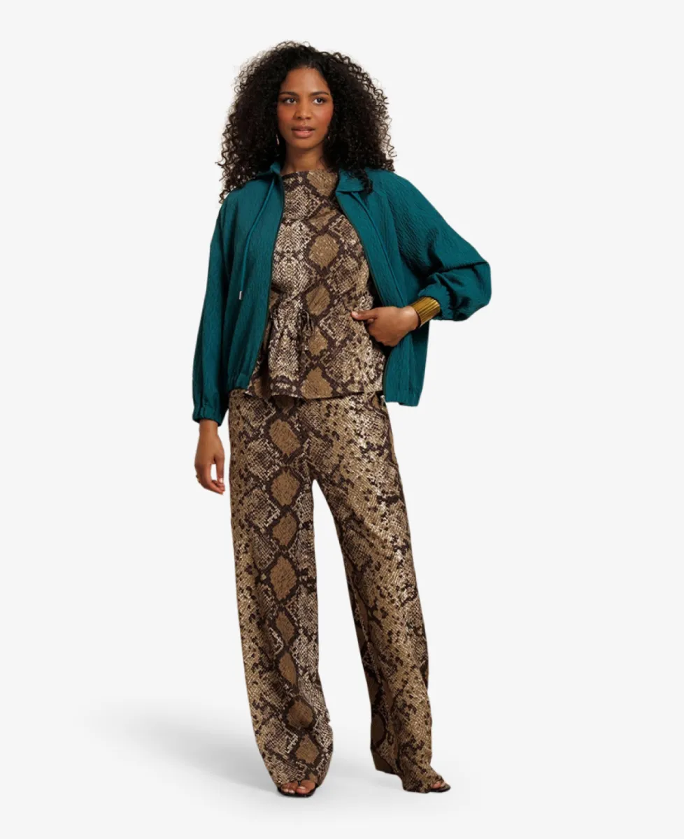 Studio Anneloes Blazer - 8200 teal 2 Studio Anneloes Studio Anneloes Blazer - 8200 teal