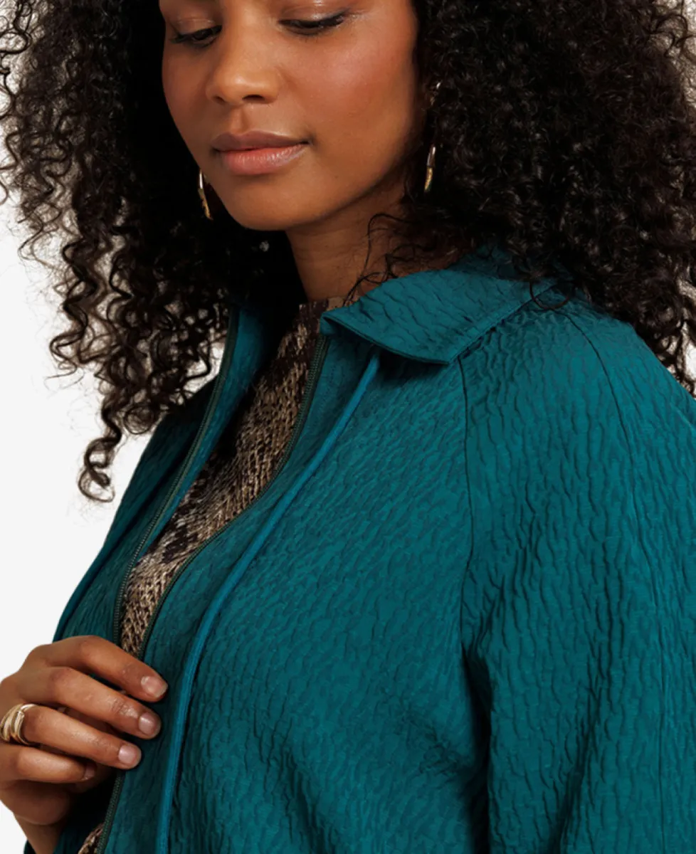 Studio Anneloes Blazer - 8200 teal 4 Studio Anneloes Studio Anneloes Blazer - 8200 teal