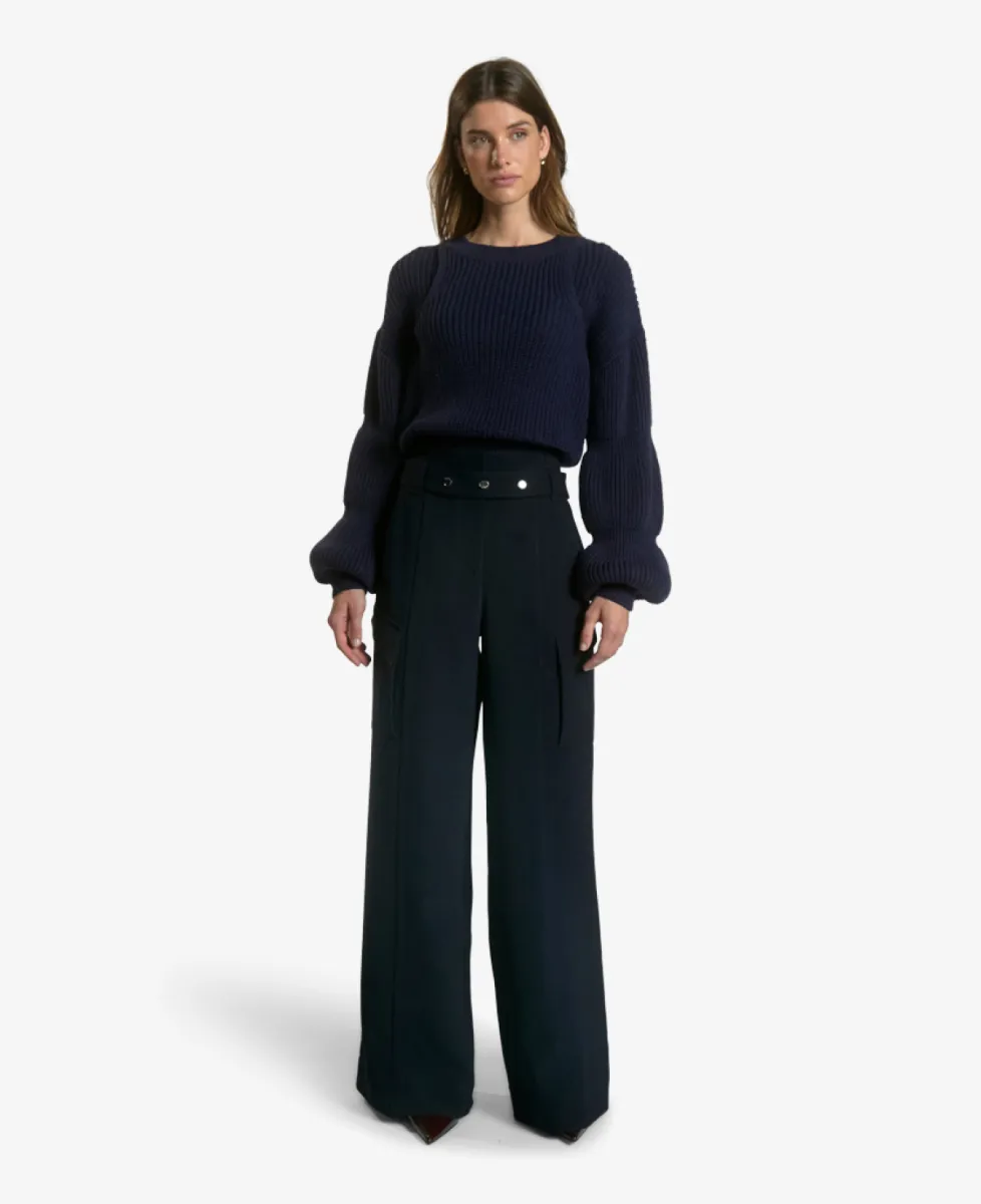 Aaiko Pantalon - 193924 NIGHT BLUE 2 Aaiko Aaiko Pantalon - 193924 NIGHT BLUE