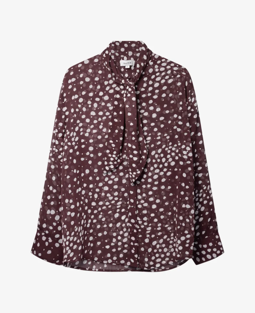 Aaiko Blouse - 191619 BORDEAUX 1 Aaiko Aaiko Blouse - 191619 BORDEAUX