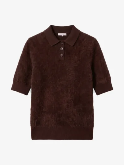 Absolut cashmere Absolut cashmere Polo Shirt - Brownie