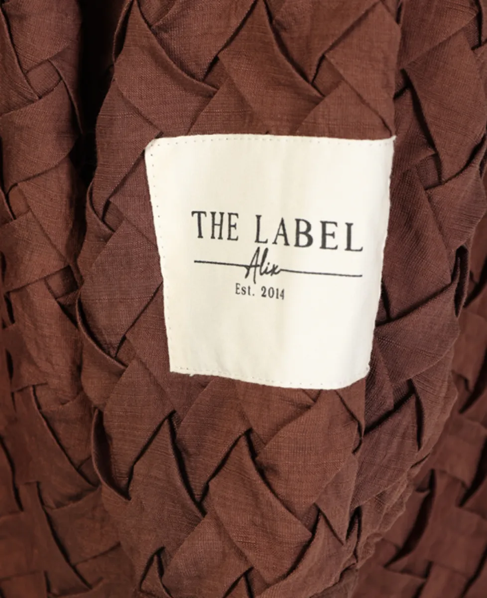 ALIX The Label Blouse - 659 Warm brown 3 ALIX The Label ALIX The Label Blouse - 659 Warm brown