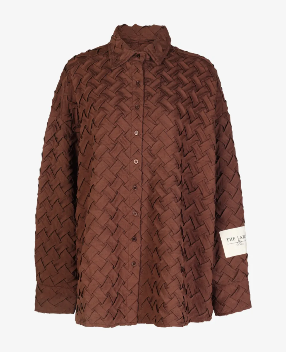ALIX The Label Blouse - 659 Warm brown 1 ALIX The Label ALIX The Label Blouse - 659 Warm brown