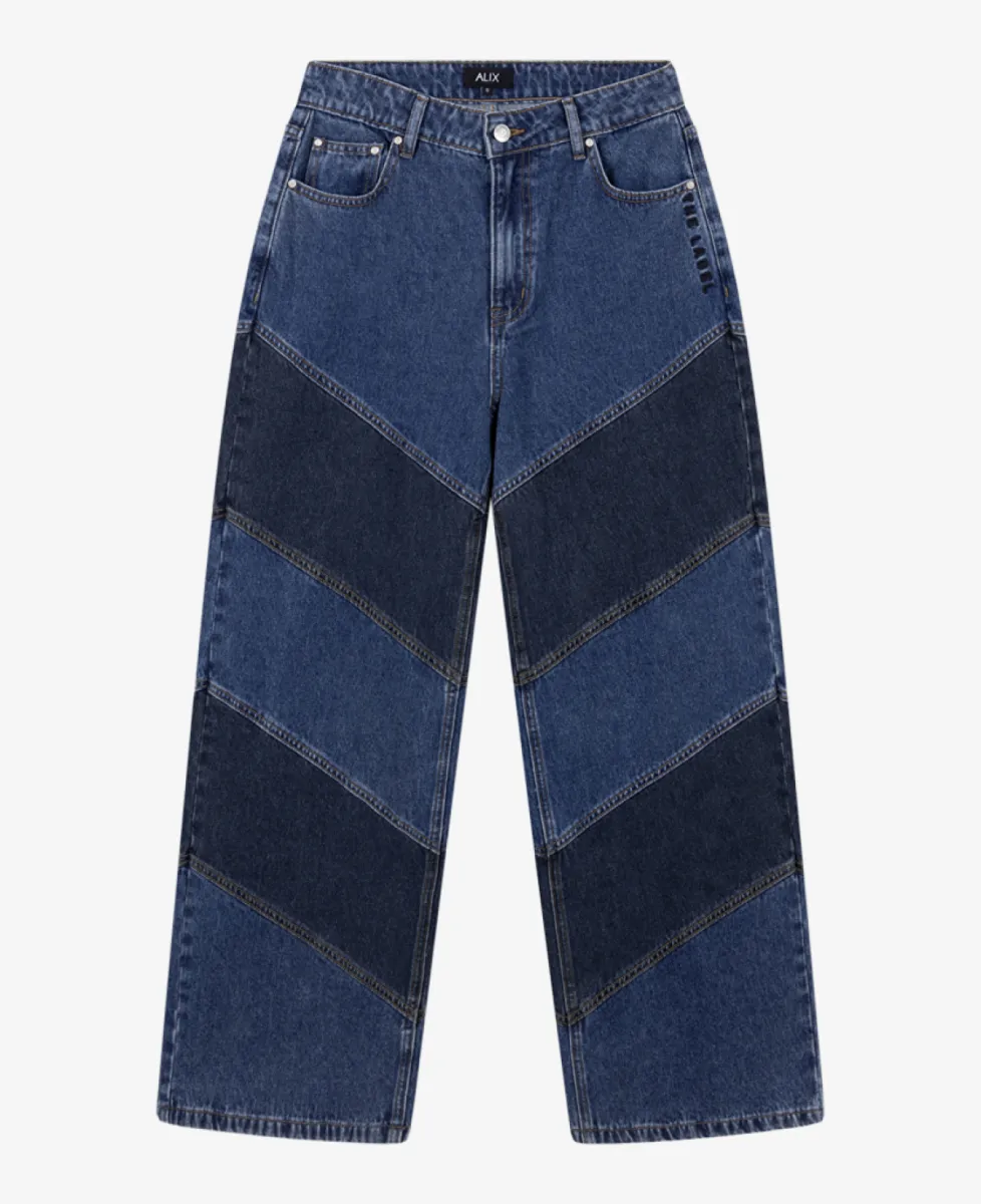 ALIX The Label Jeans - 197 Mid denim blue 1 ALIX The Label ALIX The Label Jeans - 197 Mid denim blue