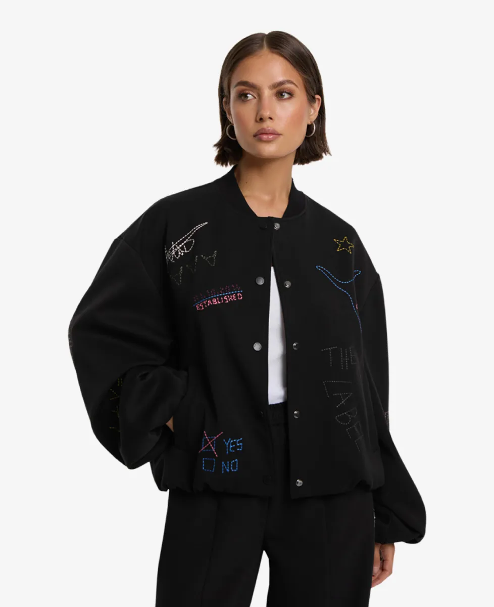 ALIX The Label Bomber - 999 Black 2 ALIX The Label ALIX The Label Bomber - 999 Black