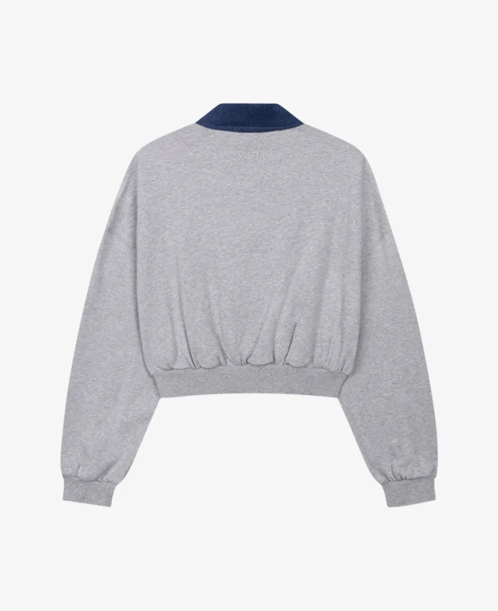 ALIX The Label Sweater - 880 Soft grey melange 4 ALIX The Label ALIX The Label Sweater - 880 Soft grey melange