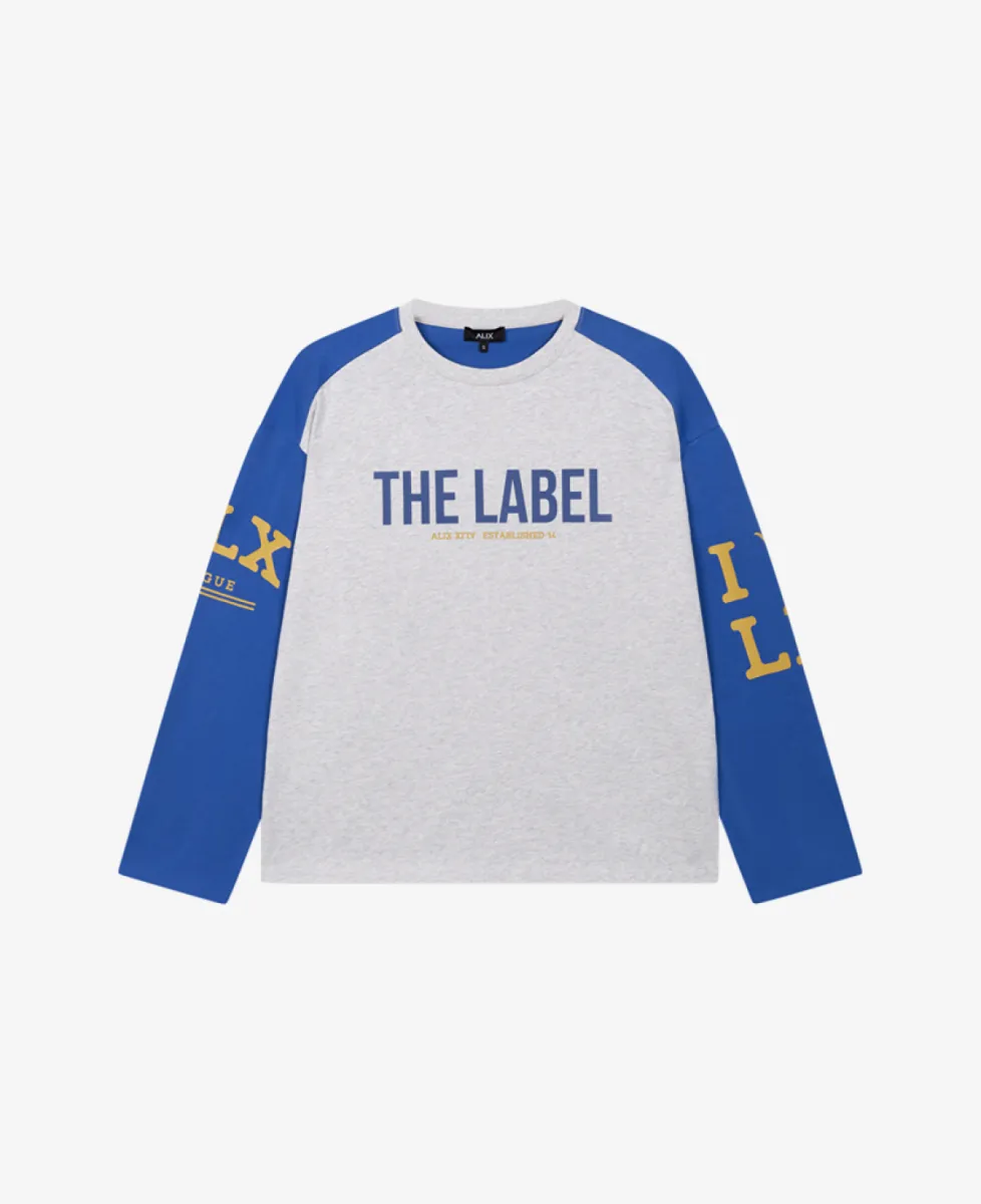 ALIX The Label Tshirt lm - 940 Light grey melange 1 ALIX The Label ALIX The Label Tshirt lm - 940 Light grey melange