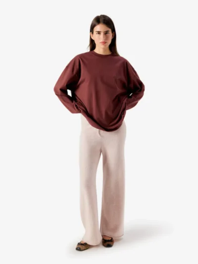 American Vintage American Vintage Longsleeve - POURPRE