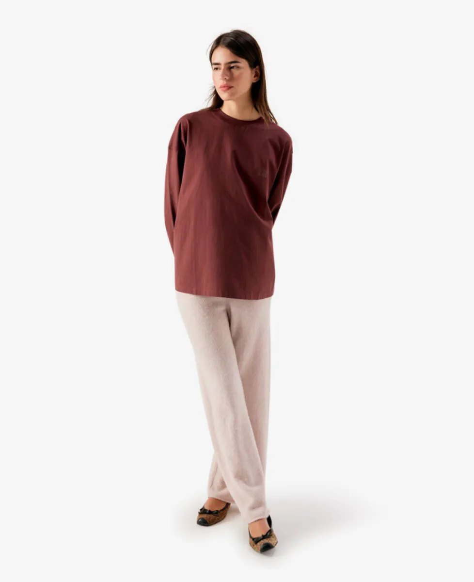American Vintage Longsleeve - POURPRE 3 American Vintage American Vintage Longsleeve - POURPRE