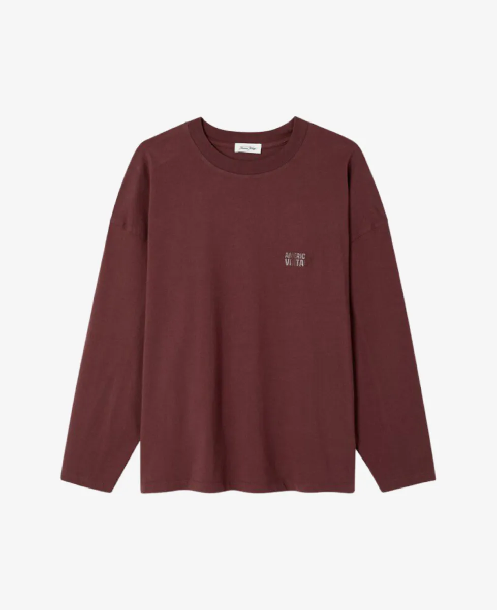 American Vintage Longsleeve - POURPRE 1 American Vintage American Vintage Longsleeve - POURPRE