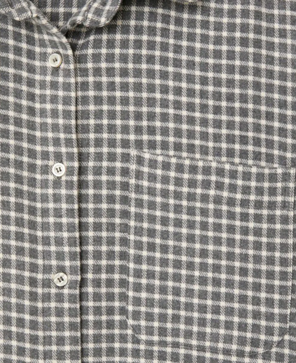 American Vintage Blouse - Carreaux Brouillard 2 American Vintage American Vintage Blouse - Carreaux Brouillard