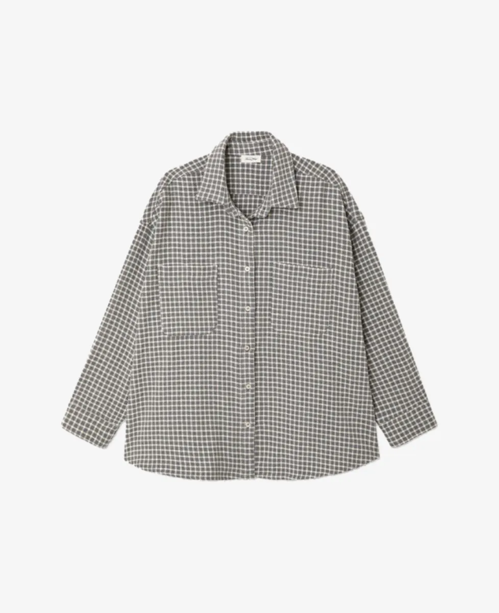 American Vintage Blouse - Carreaux Brouillard 1 American Vintage American Vintage Blouse - Carreaux Brouillard